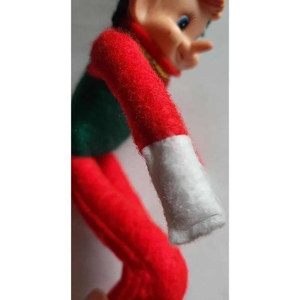 VTG Classic Knee-Hugger Elf On A Shelf Pixie Christmas Holiday Decoration 12
